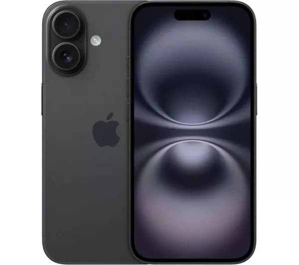 APPLE Refurbished iPhone 16 - 128 GB, Black (Excellent Condition)