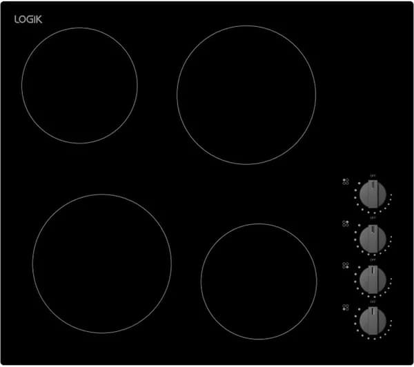 LOGIK LCHOBKN23 59 cm Electric Ceramic Hob - Black