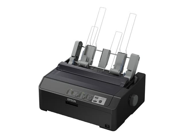 EPSON - LQ 590II - Printer - B/W - dot-matrix - Roll (21.6 cm), JIS B4, 254 mm (width) - 360 x 180 dpi - 24 pin - up to 584 char/sec - parallel, USB 2.0