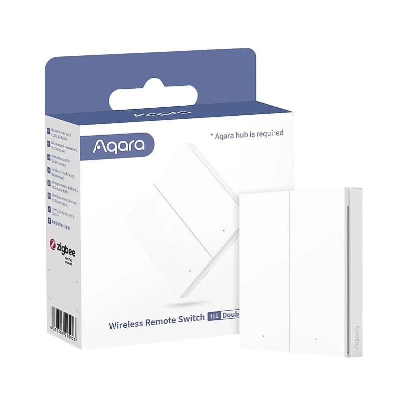 Aqara WRS-R02 Wireless Remote Switch H1 DoubleRocker – White