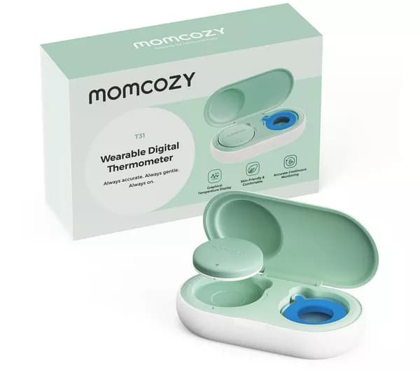 MOMCOZY Smart Baby Thermometer - White