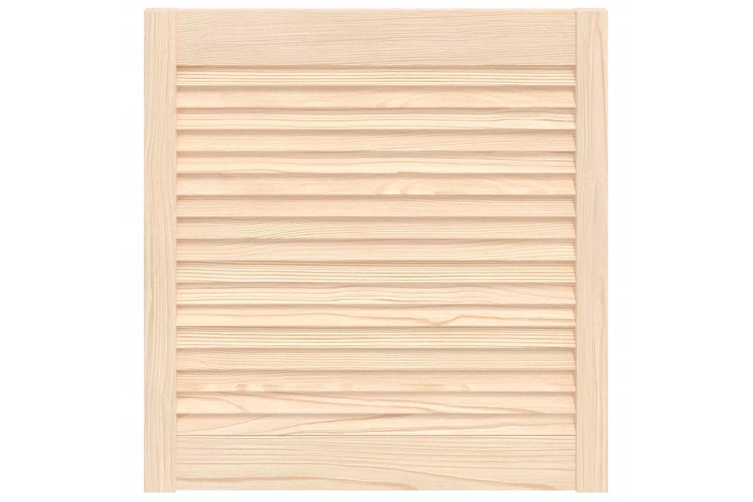Vidaxl 151121 Louvred Door Solid Pine Wood 61.5x59.4cm