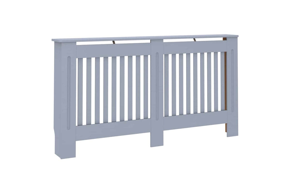 vidaXL Radiator Cover Anthracite 152x19x81.5cm Mdf