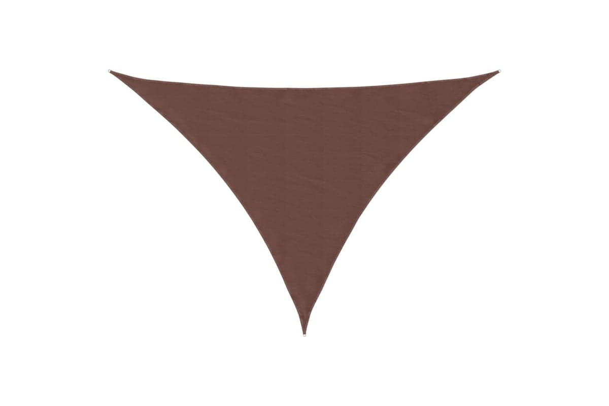 Vidaxl 135837 Sunshade Sail Oxford Fabric Triangular 4x4x5.8 M Brown