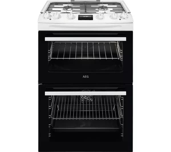 AEG 5000 SurroundCook CKX6540ACW 60 cm Dual Fuel Cooker - White