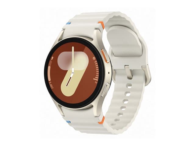 SAMSUNG - Galaxy Watch7 - 40 mm - smart watch with sport band - rubber - band size: S/M - display 1.3" - 32 GB - LTE, NFC, Wi-Fi, Bluetooth - 4G - 28.9 g - cream
