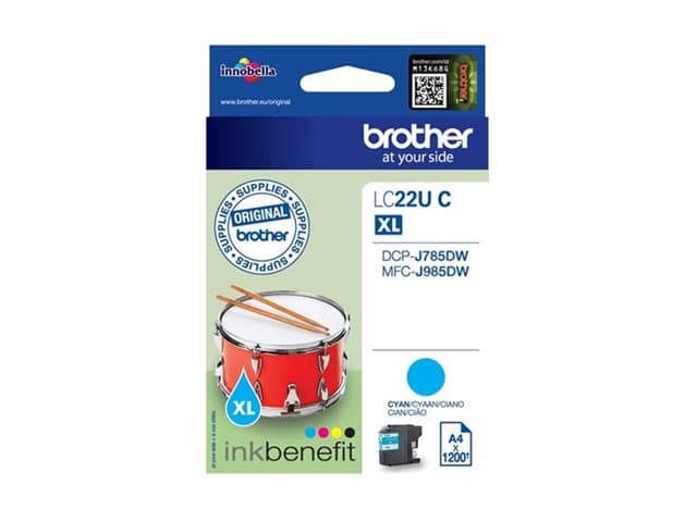 BROTHER - LCLC22UC - XL - cyan - original - ink cartridge