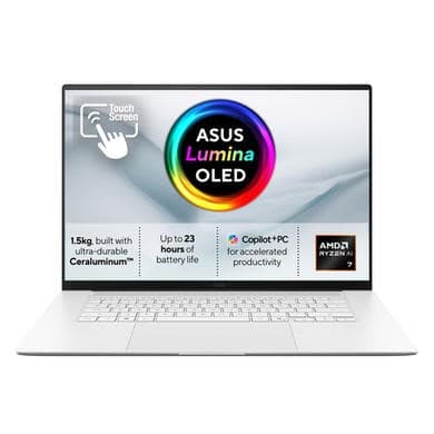 ASUS ZenBook S16 90NB17H4-M00590 Ryzen AI 7 32GB RAM 1TB SSD 120Hz 16 Inch Touchscreen Windows 11 Laptop