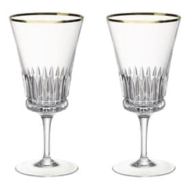Grand Royal Gold Water Goblet, Set of Two