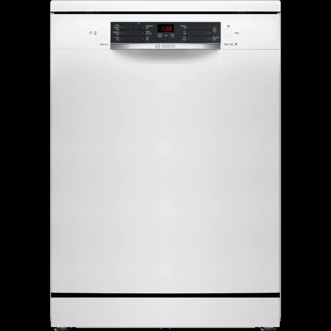 Bosch Series 2 free-standing dishwasher 60cm White | SMS26AW08G