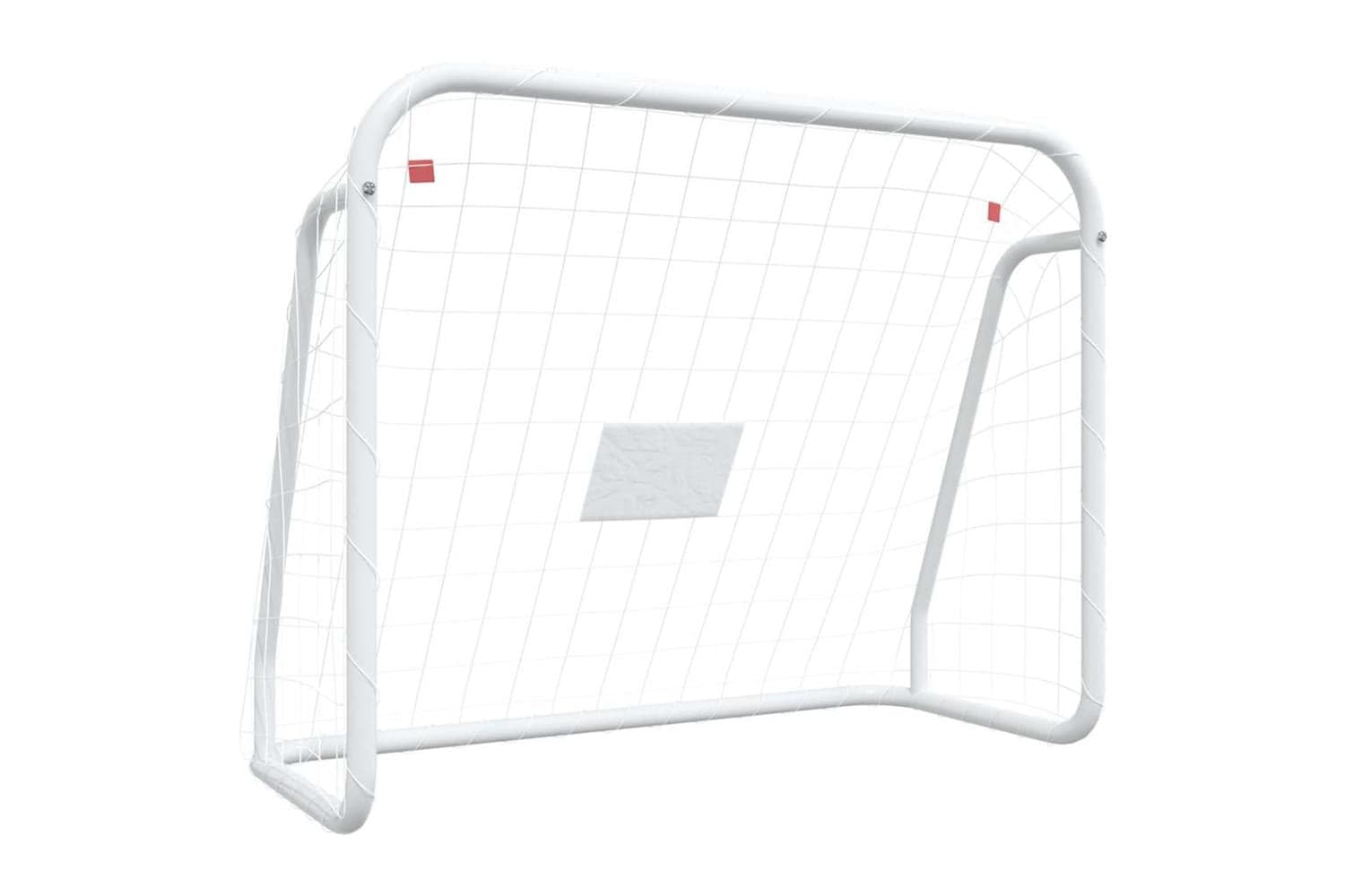 vidaXL 93732 Football Goal With Net White 125x96x60cm Steel&polyester