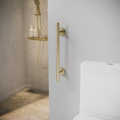 Brass Bathroom Grab Rail 350 x 77mm - Arissa