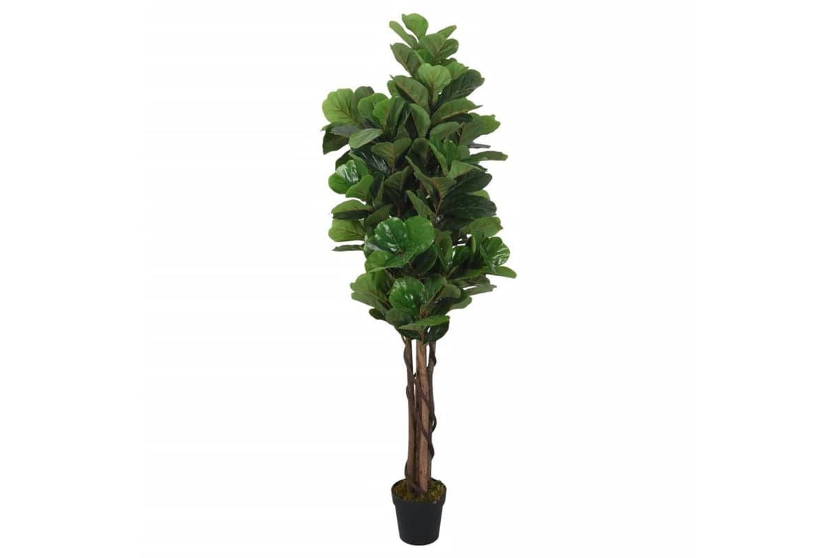 Artificial Fiddle Leaf Fig Tree 232 Leaves 180 Cm Green