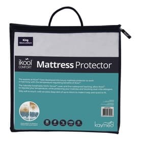 Ikool Comfort 40cm deep Mattress Protector White
