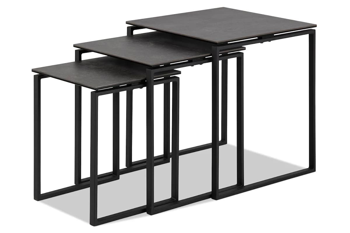 Trey Nest of Tables | Black