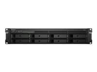 SYNOLOGY - RackStation RS1221RP+ - NAS server - 8 bays - rack-mountable - SATA 6Gb/s - RAID 0, 1, 5, 6, 10, JBOD, 5 hot spare, 6 hot spare, 10 hot spare, 1 hot spare - RAM 4 GB - Gigabit Ethernet - iSCSI support - 2U