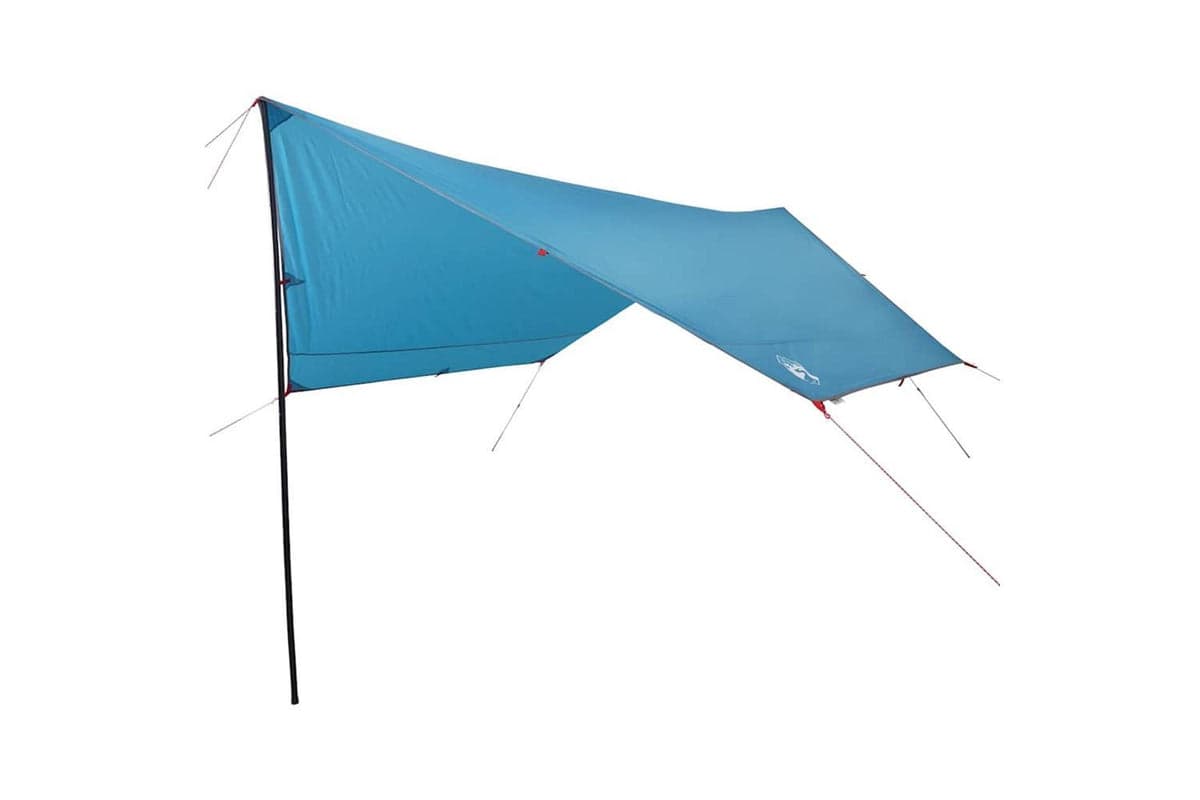 Vidaxl Camping Tarp Blue 430x380x210 Cm Waterproof
