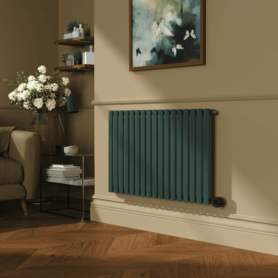 Evergreen Horizontal Smart Electric Radiator with Wi-Fi Thermostat - 1200W - H600xW1000mm - Bathroom Safe