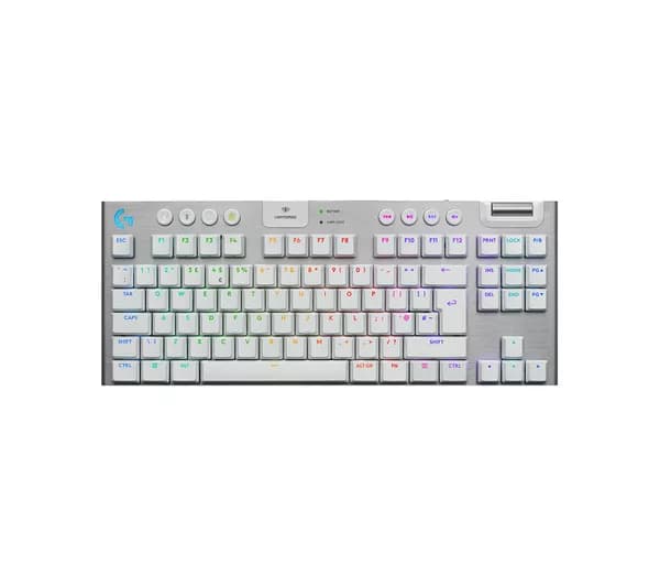 LOGITECH G915 X Lightspeed TKL Wireless Mechanical Gaming Keyboard - Tactile White
