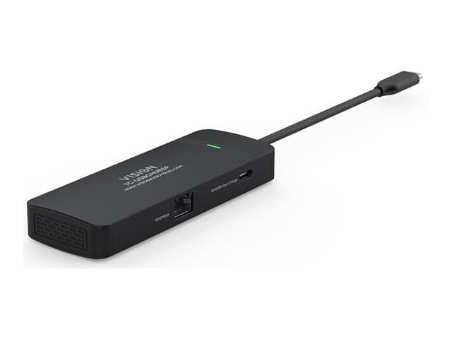 VISION - TC-USBCHUB5P - Docking station - USB-C - HDMI, USB-C - 1GbE