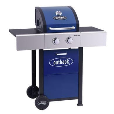 Outback OUT371167 Mercury 2 Burner Gas BBQ - Blue