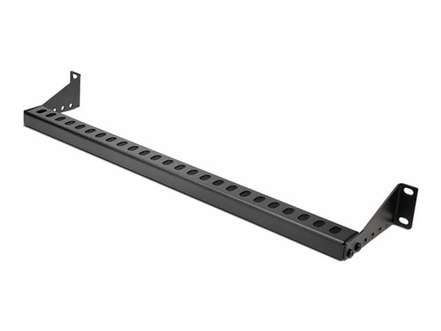 Startech 1U Rack Mountable Cable Lacing Bar w/Adjustable Depth, Cable Support Guide For Organized 19" Racks/Cabinets, Horizontal Cable Guide For Patch