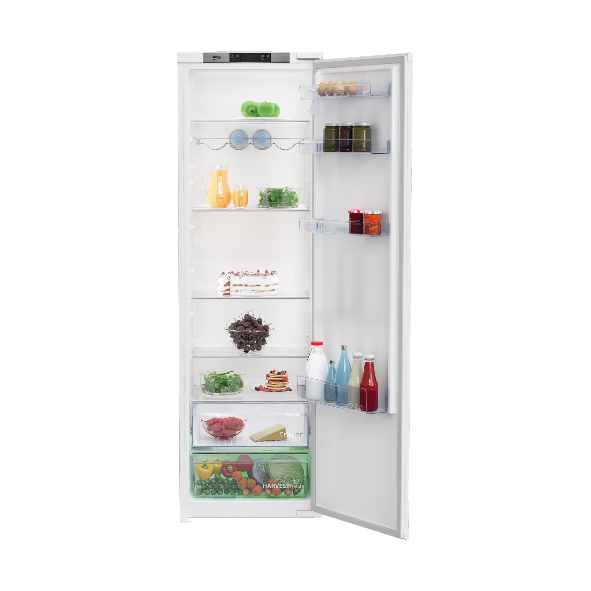 BEKO Built In Larder Fridge With Sliding Hinge Fix...
