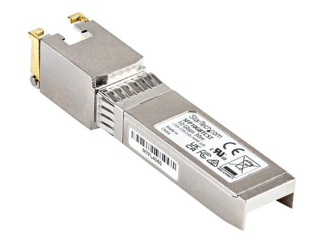 STARTECH.COM - Startech Cisco SFP-10GB-TC Compatible SFP+ Module, 10GBASE-T, SFP to RJ45 Cat6/Cat5e, 10GE Gigabit Ethernet SFP+, RJ-45 (Copper) 30m, Cisco Firepower, ASR1000, ASR9000, 10Gbps SFP+ - Lifetime Warranty (SFP10GBTCST) - SFP+ transceiver module - 10GbE - 10GB
