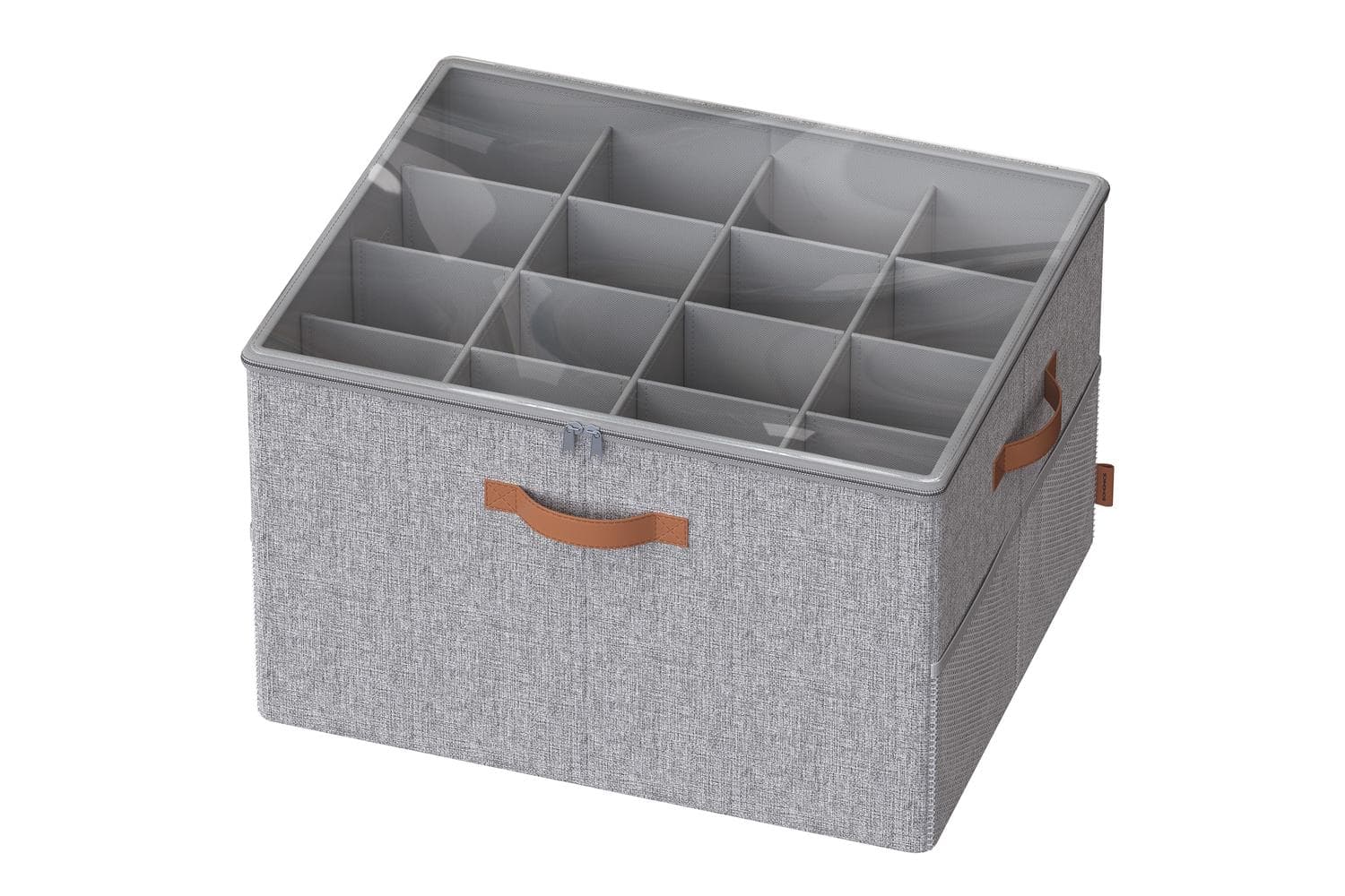 Shoe Organizer | Shoe Storage Box | Fabric And Pvc | 54 X 43 X 32.5 Cm