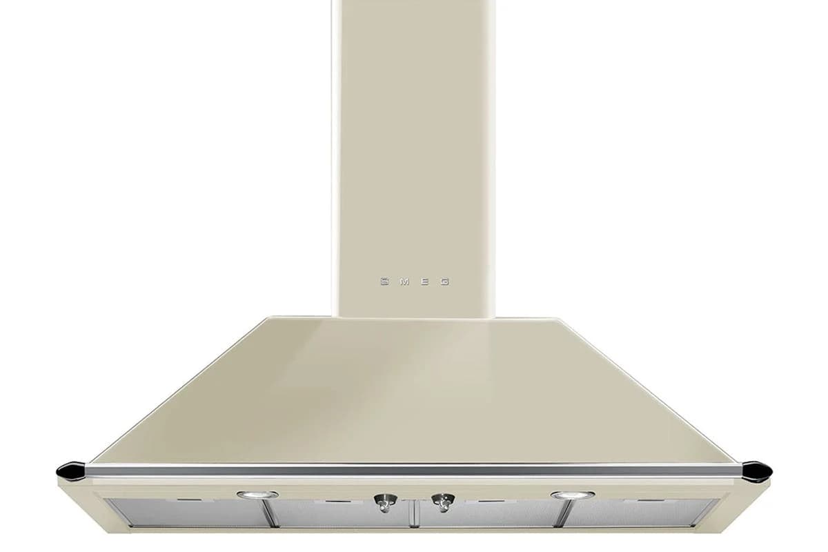 Smeg 110cm Chimney Cooker Hood | Cream