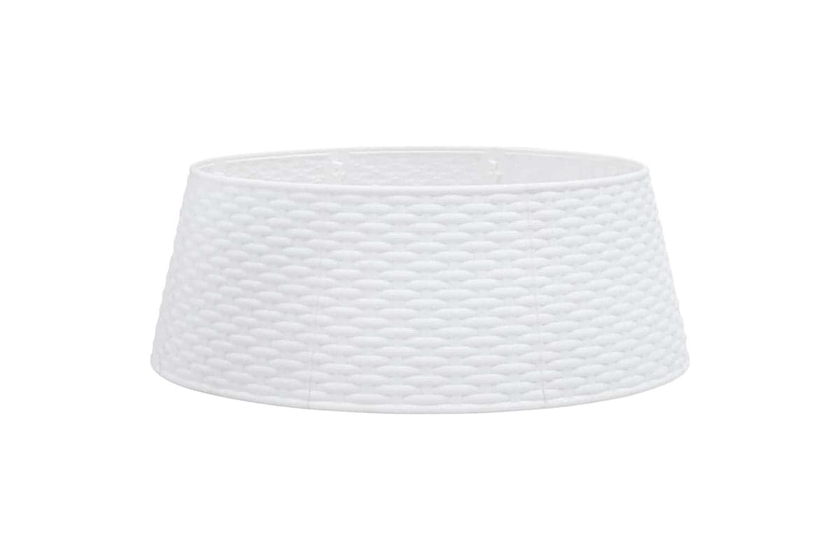 Vidaxl Christmas Tree Skirt White 65x23 Cm Plastic