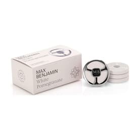 White Pomegranate Car Fragrance Holder and Refills