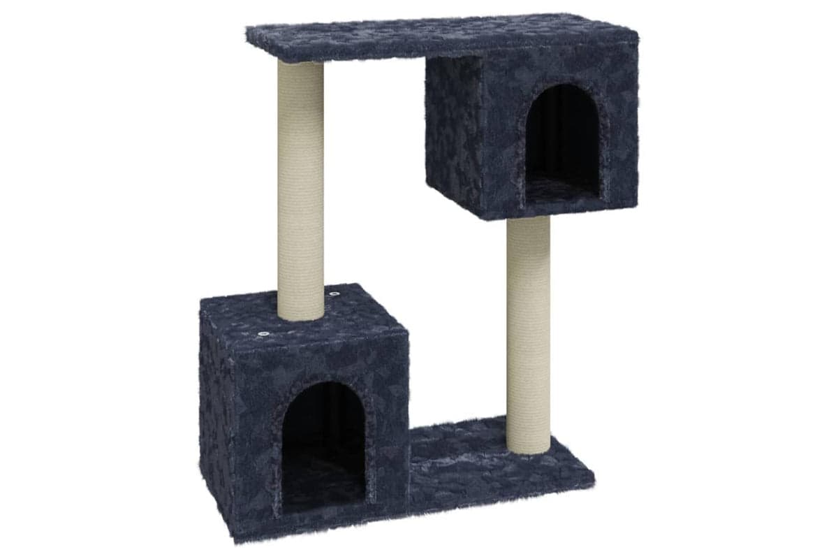 Cat Tree With Sisal Scratching Posts Dark Grey 60 Cm