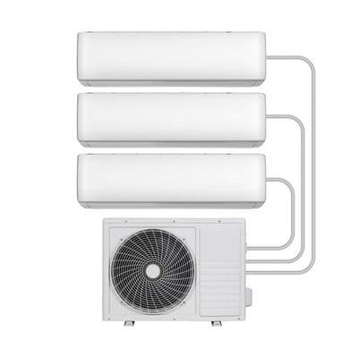 electriQ iQool Multi-Split 3 x 9000 BTU Smart Wall Mounted Air Conditioner with Wall Bracket and Full Installation Included