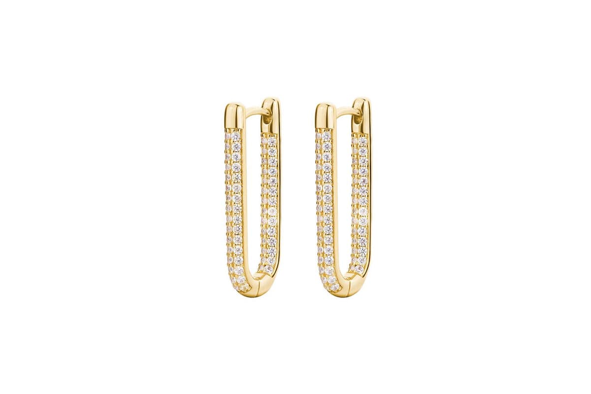 Rosato Rzbi75 Bianca Single Yellow Gold Earring Luxury Fashion Jewellery In Ireland