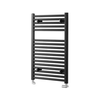 Towelrads Pisa Black Towel Radiator - 800 x 600mm