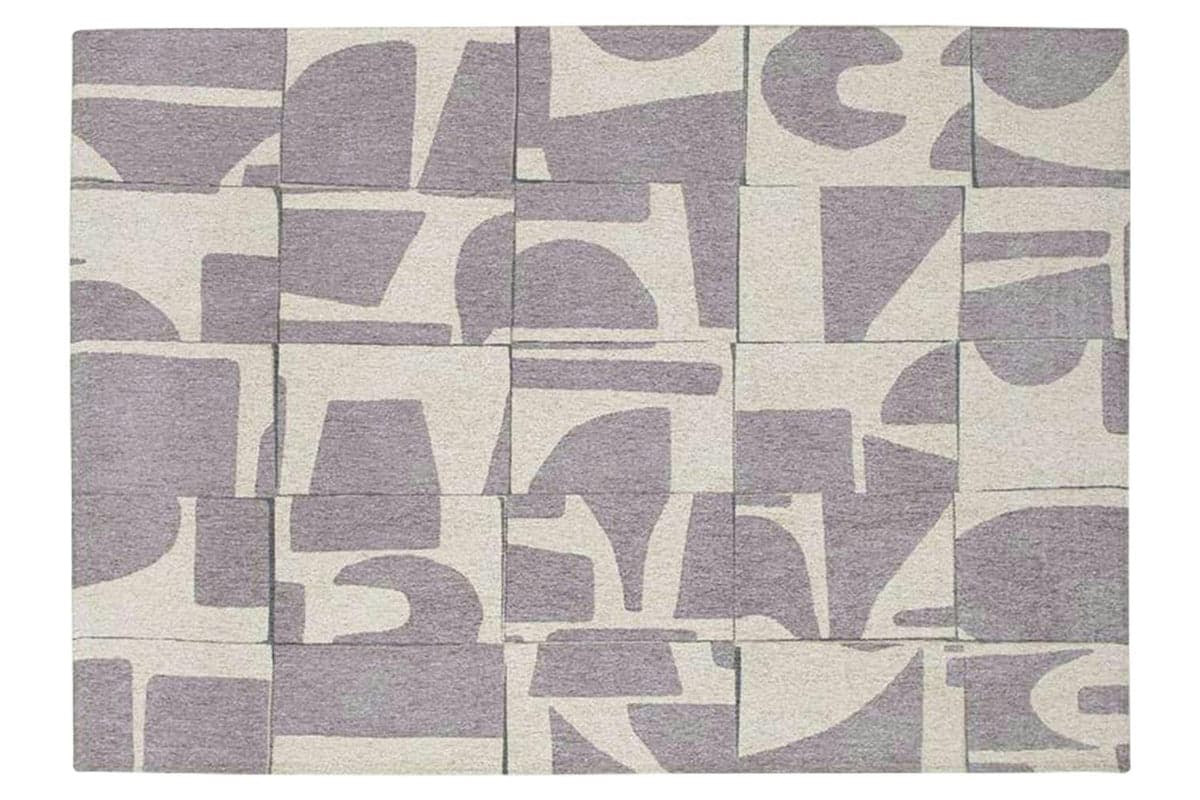 Louis De Poortere | Papercut Indoor Eco Rug | Beige/Grey | 200 x 280 cm