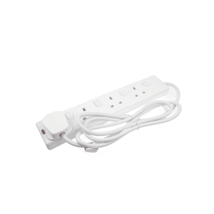 DFE D4455, 4 Way Extension Lead, Individually Switched, 2m