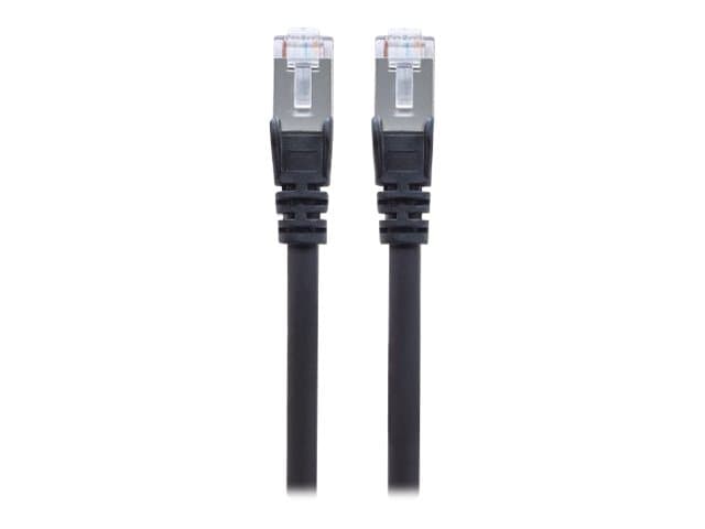 INTELLINET - Network Patch Cable, Cat6, 30m, Black, Copper, S/FTP, LSOH / LSZH, PVC, RJ45, Gold Plated Contacts, Snagless, Booted, Lifetime Warranty, Polybag - patch cable - 30 m - black