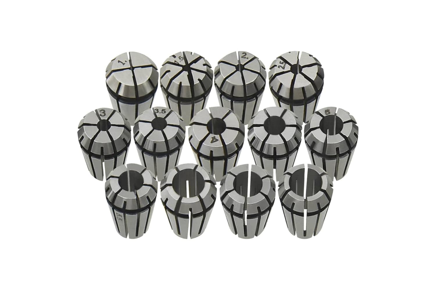 Vidaxl 146720 Er11 Collets 13 Pcs Turning Tool Set