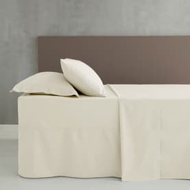 Easy Iron Fitted Sheet Cream