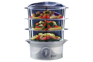 Russell Hobbs 3 Tier Food Steamer | 21140 | White