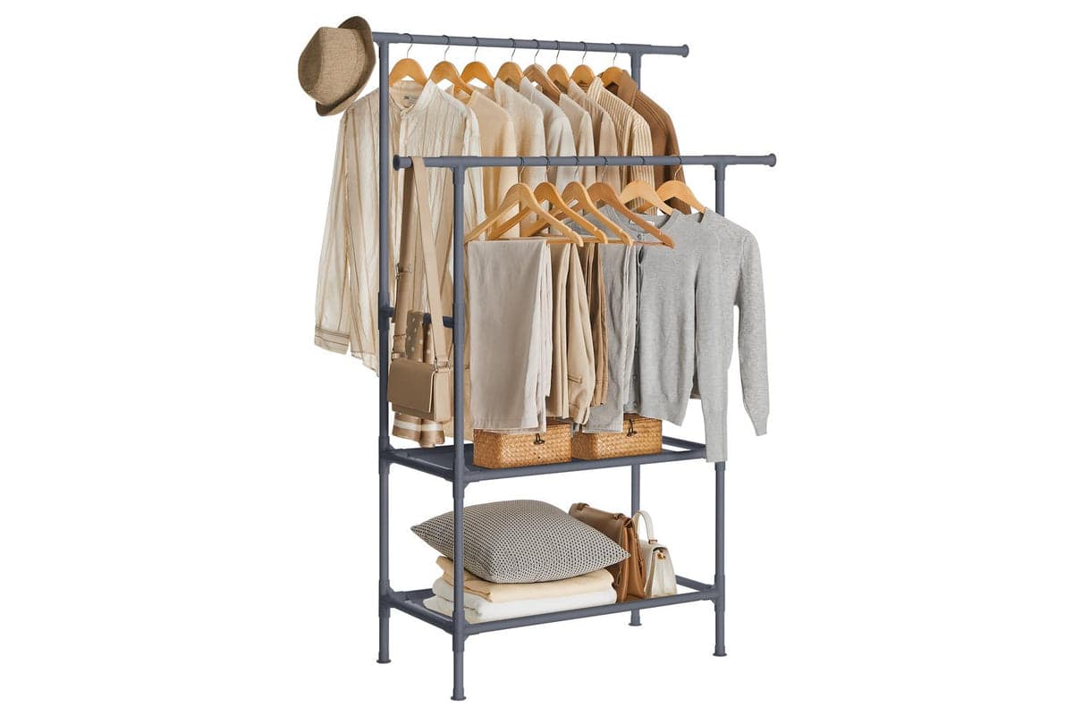 Songmics Clothes Rack | Clothes Storage | Metal & Non-woven Fabric | 114 X 45 X 171 Cm