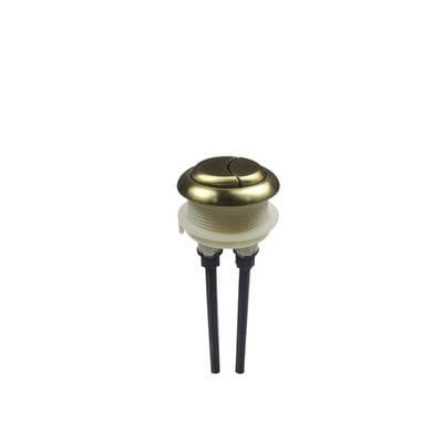 48mm Brushed Brass Cistern Flush Button - Suitable for Boston Newport Ashford Indiana Venice Palma & Ripley