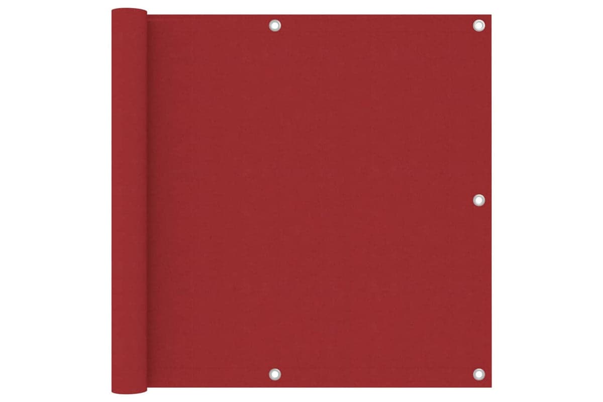 vidaXL 135036 Balcony Screen Red 90x300cm Oxford Fabric