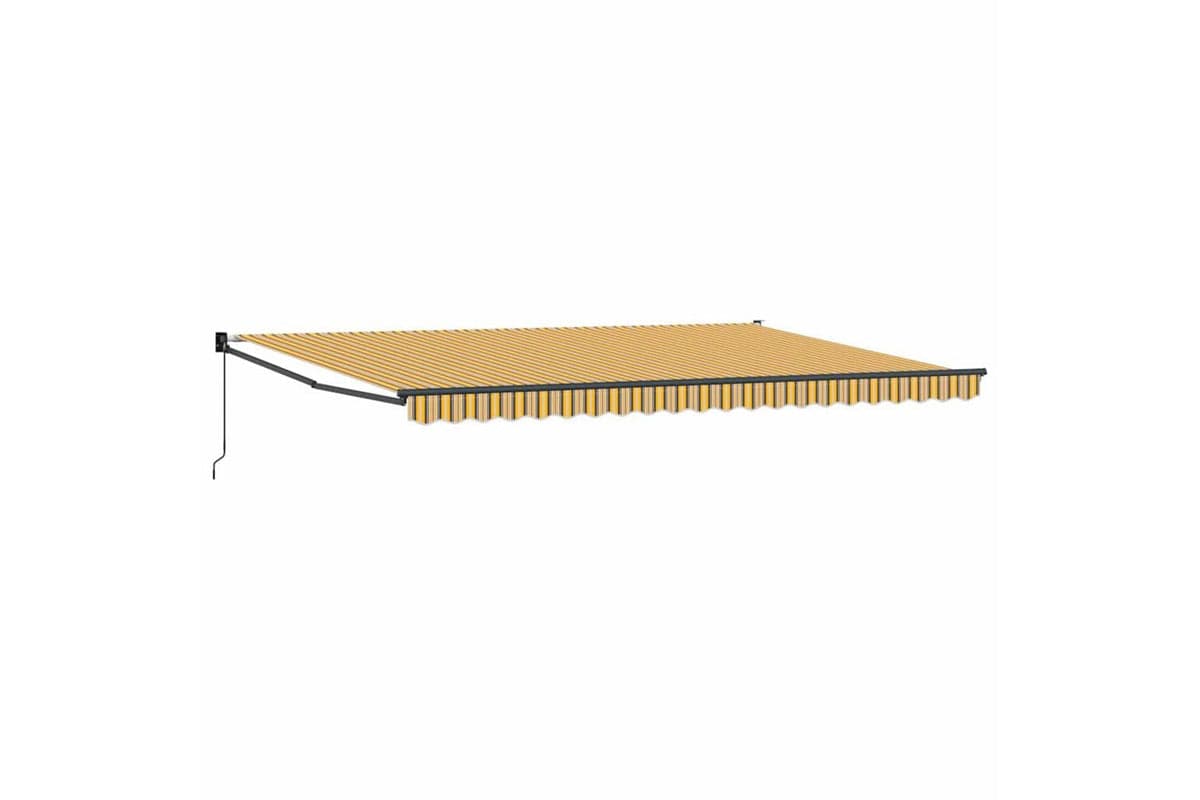 Vidaxl Retractable Awning Manual Multicolour 500x300 Cm Fabric