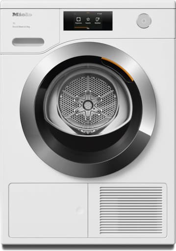 Miele TCR780WP Eco&Steam&9kg Heat Pump Tumble Dryer - White | 11871890