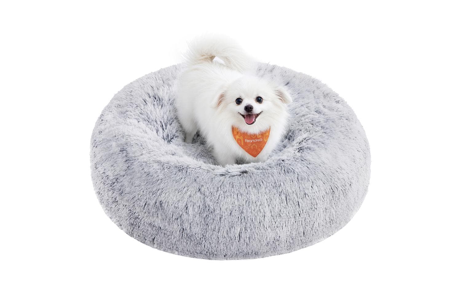 Fluffy Calming Donut Dog Bed | Dog Bed | Plush | Medium