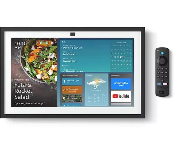 AMAZON Echo Show 15 (2nd Gen) Smart Display with Fire TV & Alexa Voice Remote