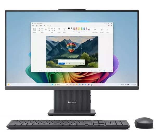 LENOVO IdeaCentre AIO 27” All‑in‑One PC – AMD Ryzen 5, 1 TB SSD, Luna Grey